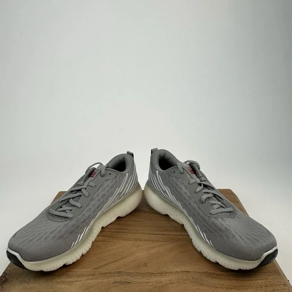 New NIB Mens Skechers Go Run‎ Maxroad 5 Gray Athletic Sneakers Shoes Size 11.5 M